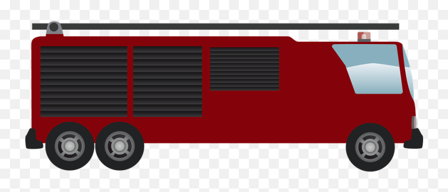 Fire Engine Firemen Van - Fire Engine Emoji,Firetruck Emoji
