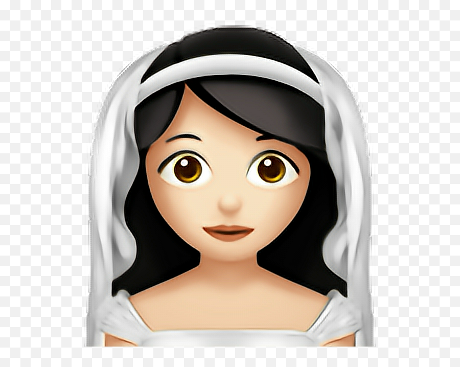 Bride With Veil Emoji Bride Veil Emoji Emoticon - Emoji Bride,Bride Emoji