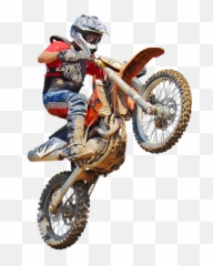 Motocross Dirt Bike Jump - Png Emoji