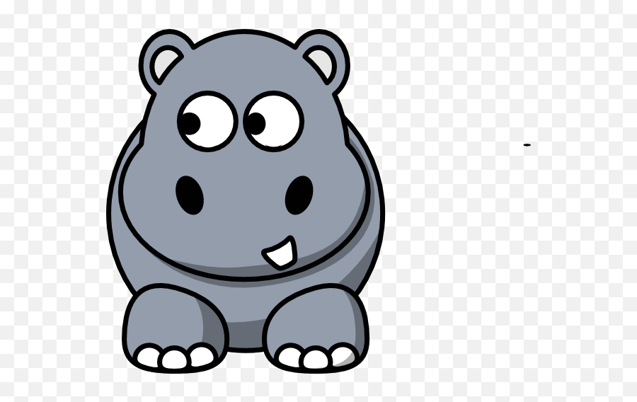 1321 Hippo Free Clipart - Cartoon Hippopotamus Clipart Free Emoji,Hippo Emoji