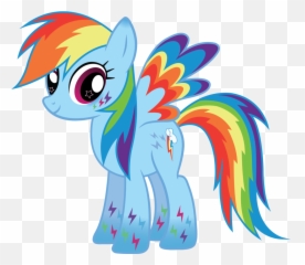 Rainbow Power Rainbow Dash Vector - My Little Pony Rainbow Power Rainbow Dash Emoji,Horse Arm Emoji
