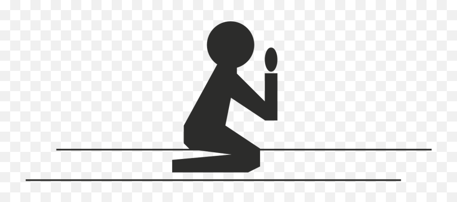 Praying Religion Religious Stick Figure - Stick Figure Praying Emoji,Praying Mantis Emoji