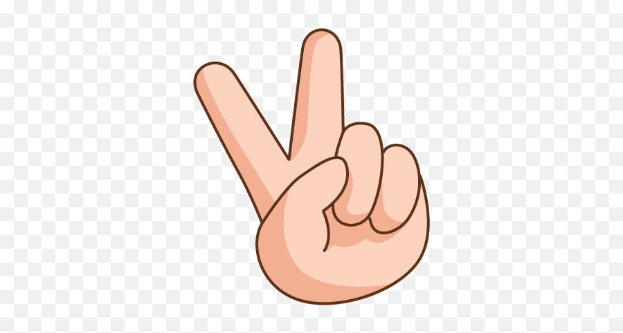 Victory Sign Clipart - Draw A Peace Sign Emoji,Emoticon Peace Sign
