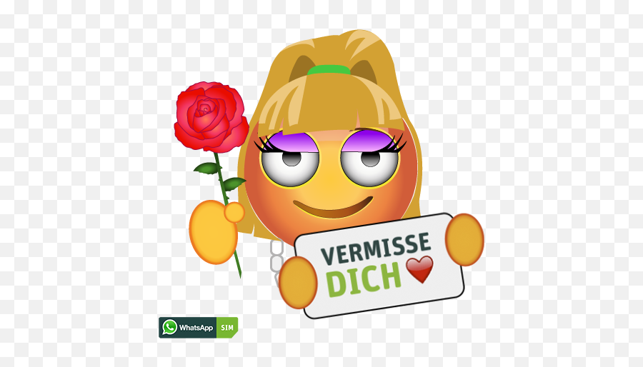 Whatsapp Sim Smiley Creator - Whatsapp Emoji,Emoji Roses