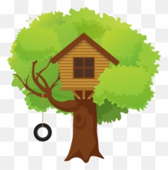 Treehouse Cartoon Png Png Image - Clipart Tree House Cartoon Emoji,Treehouse Emoji