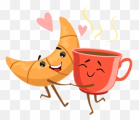 Croissant Coffee Love Food - Coffe And Croissant Icon Png Hd Emoji,Croissant Emoji