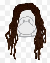 Dreadlock Vector Transparent Png - Cartoon Dreads Emoji