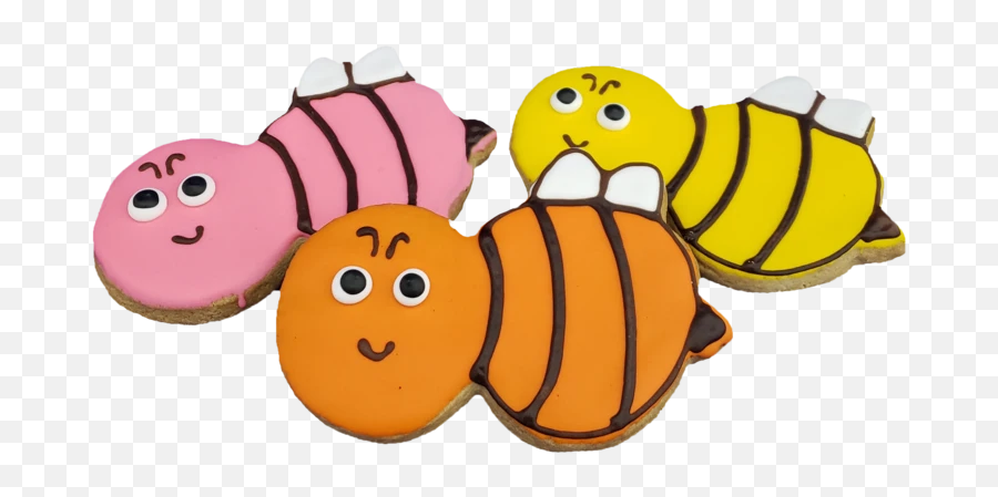 Bee Cookie - Honeybee Emoji,Honey Bee Emoji