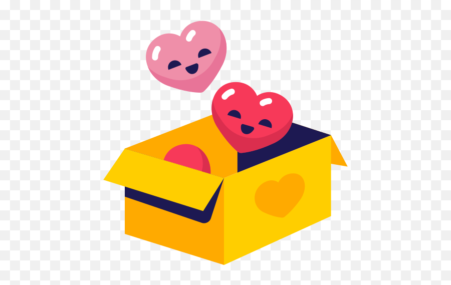 Icône Boîte Coeur Amour Emoji Emo Gratuit De Mrvalentine - Clip Art,Emoji Coeur