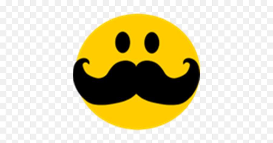 Funny - Moustache Emoji,Mustache Emoticon