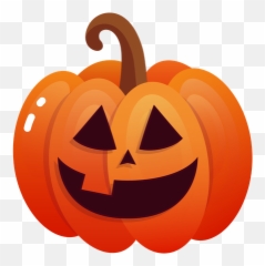 Halloween Pumpkin Cartoon Emoji Face - Cartoon Halloween,Emoji Pumpkin