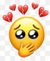 sticker emoji heartcrown omg Sticker by - Heart Broken Edited Emoji