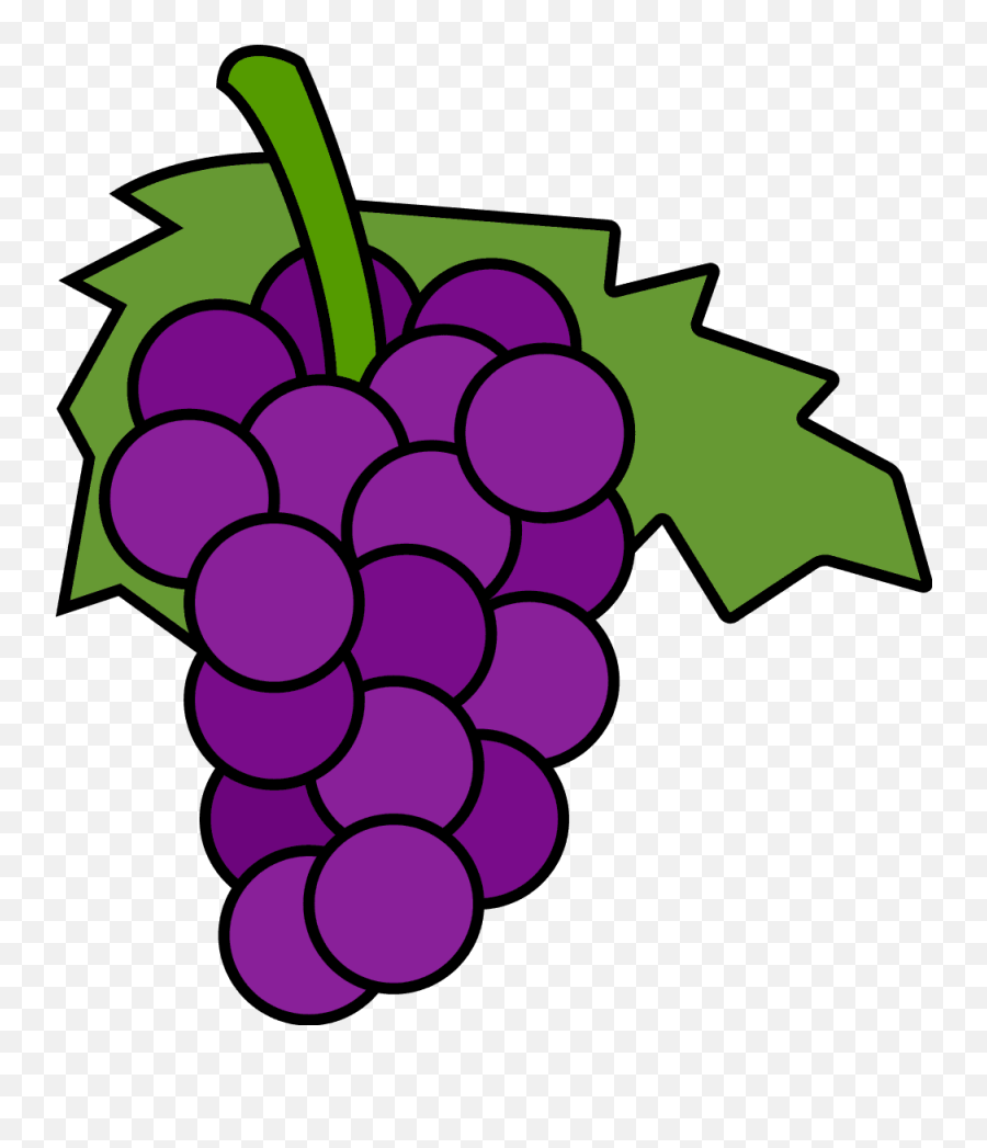 Grape Clipart Violet Grape Violet - Clipart Grape Emoji,Grapes Emoji