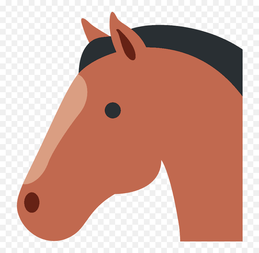 Horse Face Emoji Clipart Free Download Transparent Png - Horse Emoji Twitter,Red Panda Emoji