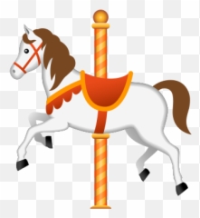 Carousel Horse Ícone - Carousel Horse Png Emoji,Carousel Emoji