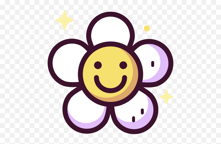 Flower - Free Nature Icons Happy Emoji,Flower Emoticon Facebook