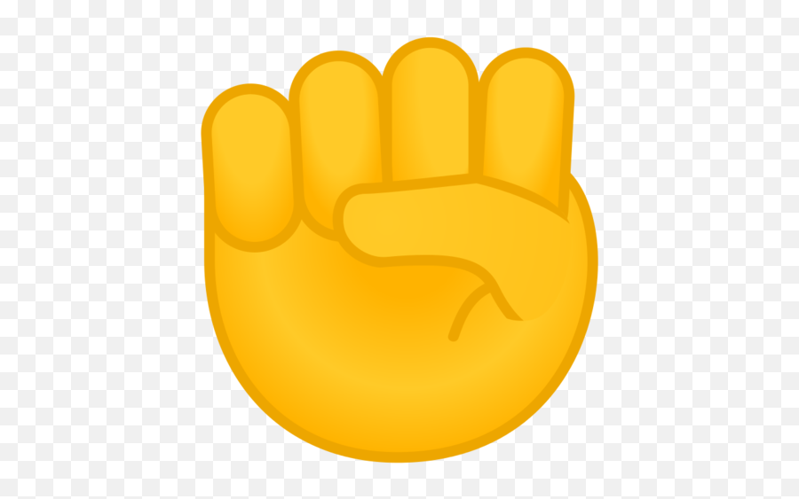 Raised Fist Emoji - Emoticon Pugno,Punch Emoji