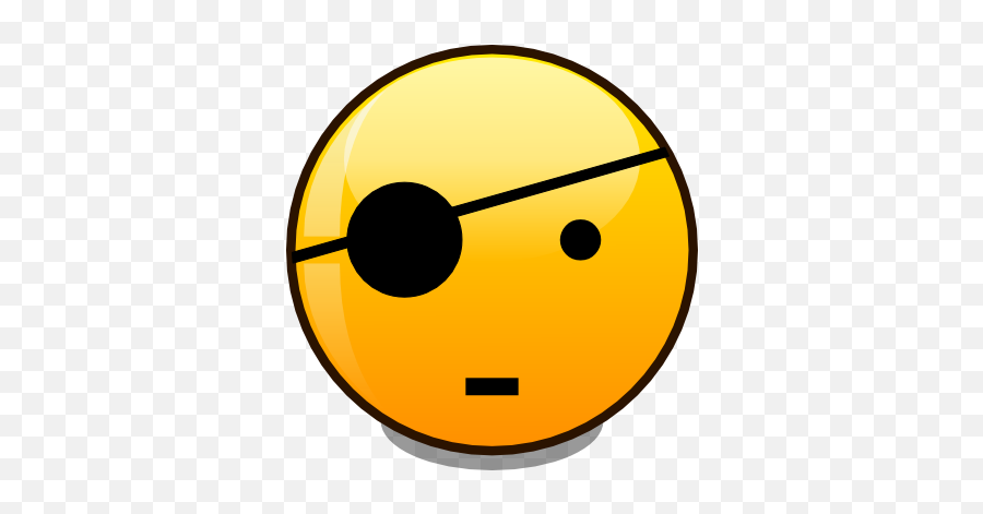 Basic Smiley Pirate - Smiley Emoji,Pirate Emoticons