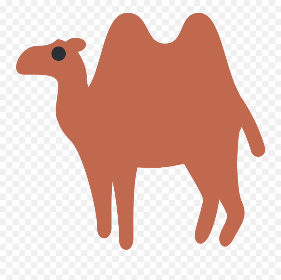 Twemoji2 1f42b - Bactrian Camel Emoji Png,Camel Emoji