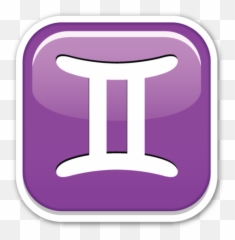 Gemini - Zodiac Signs As Emojis