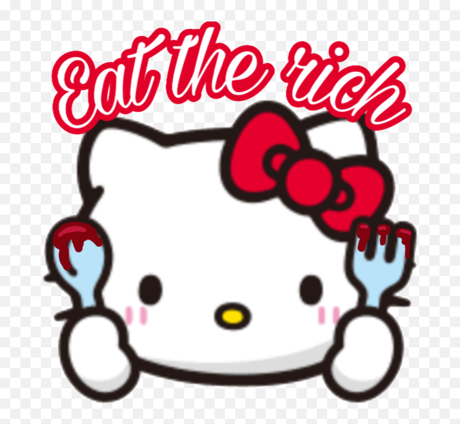 Trending Anarchist Stickers - Hello Kitty Emoji,Anarchist Emoji