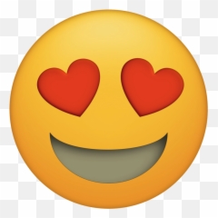 Download Free Png Emoticon Heart Emojis Eye Emoji Png - Heart Eyes Emoji Clipart,Star Eye Emoji