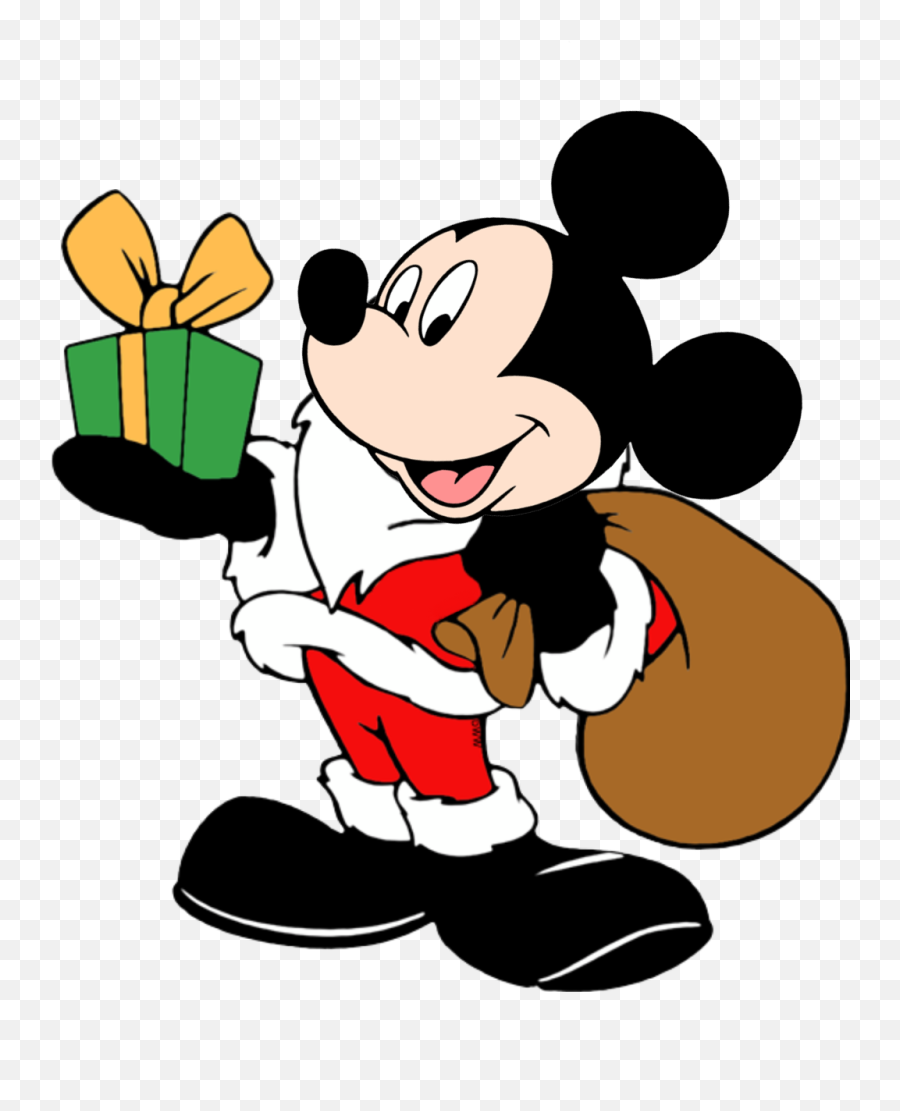 Mickey Mouse Mickeymouse Santa Clause Santaclause Sandy - Cartoon Mickey Mouse Christmas Emoji,Mickey Mouse Emoji