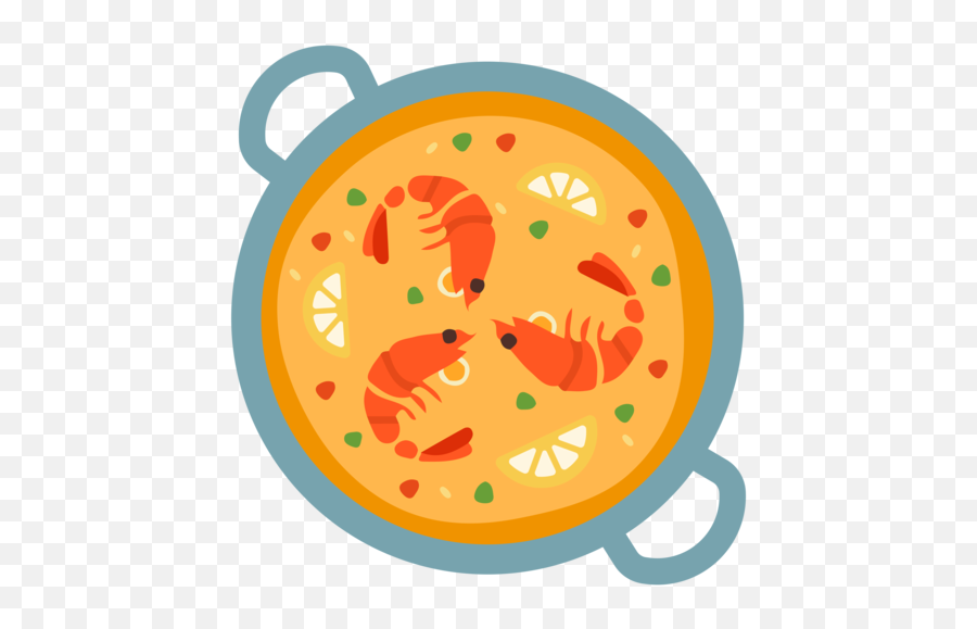 Shallow Pan Of Food Emoji - Paellas Emoticons,Emoji Food