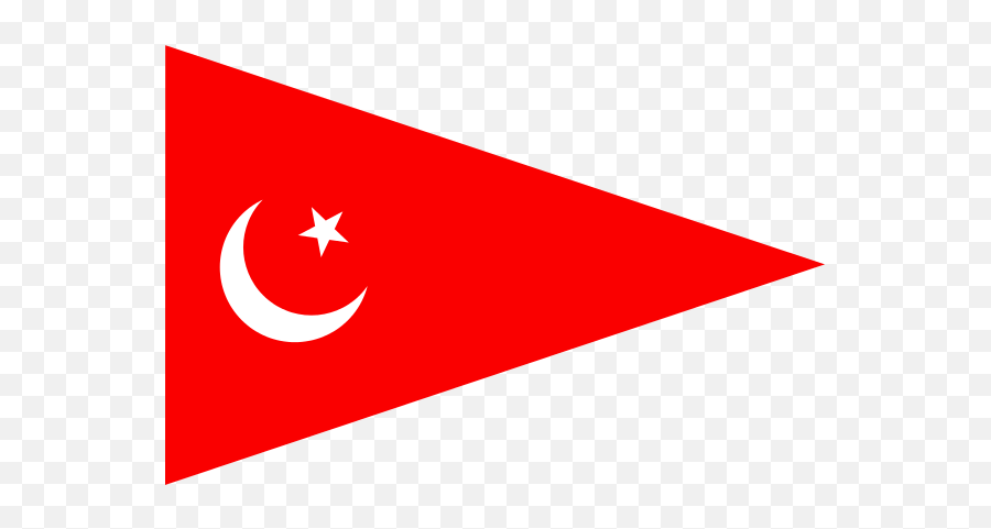 Triangular Red Flag With White - Sayville Yacht Club Flag Emoji,Muslim Flag Emoji