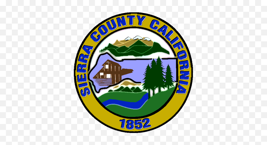 Seal Of Sierra County California - Sierra County California Seal Emoji,California State Flag Emoji