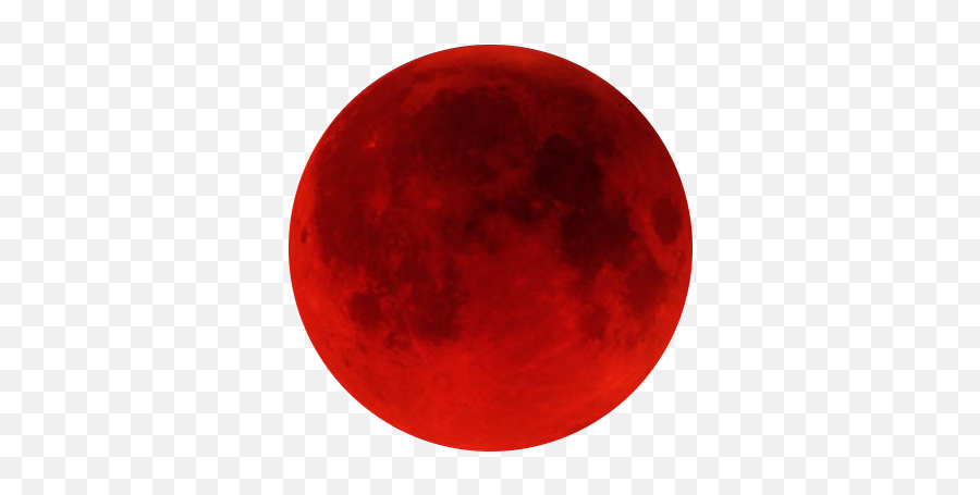 Bloody Moon - Sphere Emoji,Lunar Eclipse Emoji