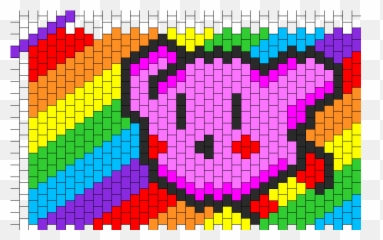 Kandi Cuffs - Visual Arts Emoji,Angelic Rune Emoji