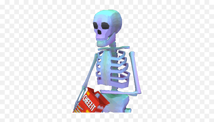 Doot Doot Calcium Squares - Skeleton Cheez It Gif Emoji,Doot Emoji
