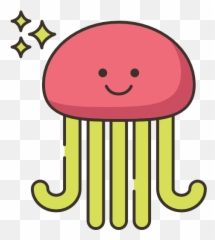 Jellyfish - Icon Emoji,Jellyfish Emoticon