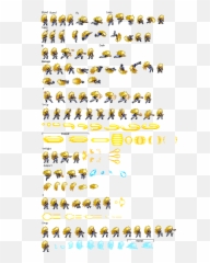 Gotenks Ssj3 Sprites - Gotenks Sprite Sheet Emoji,(y) Emoticon