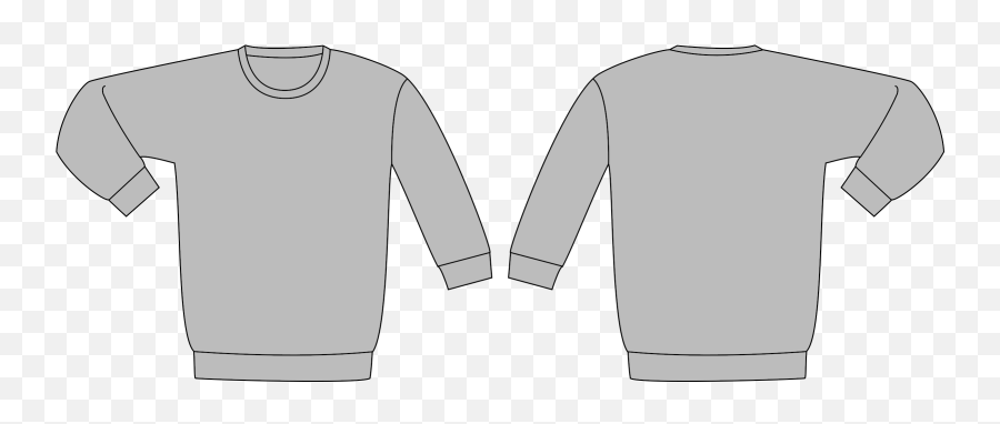 Sweatshirt Clipart Sweatshirt Transparent Free For Download - Sweat Shirt Template Png Emoji,Emoji Hoodies