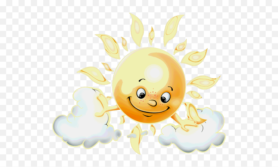 Bom Dia Sol Bom Dia Vida Emoticons - Animated Gif Cartoon Sun Emoji,Sister Emoji