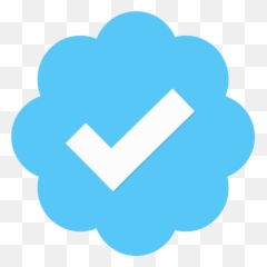 Verified Checkmark Kpop Blue Lightblue - Mark Emoji
