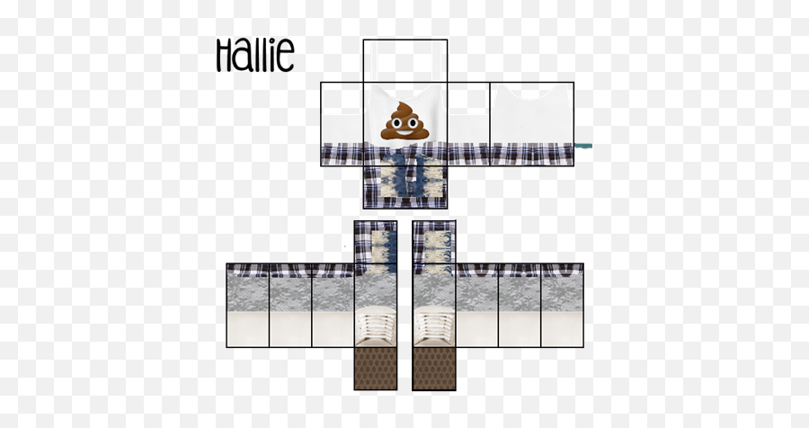 Poop Emoji Crop Top W Shorts Flannel U0026 Lace Tights - Roblox Emoji Crotte,Stairs Emoji