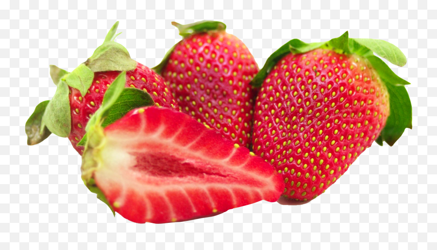 Strawberries Clipart Strawberry Slice Strawberries - Strawberry Emoji,Strawberry Emoji