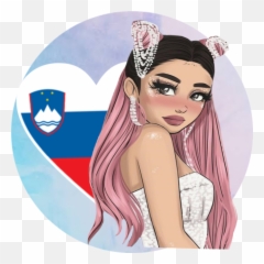 Largest Collection of Free - toEdit slovenia Stickers PicsArt Ariana Grande Drawing Emoji