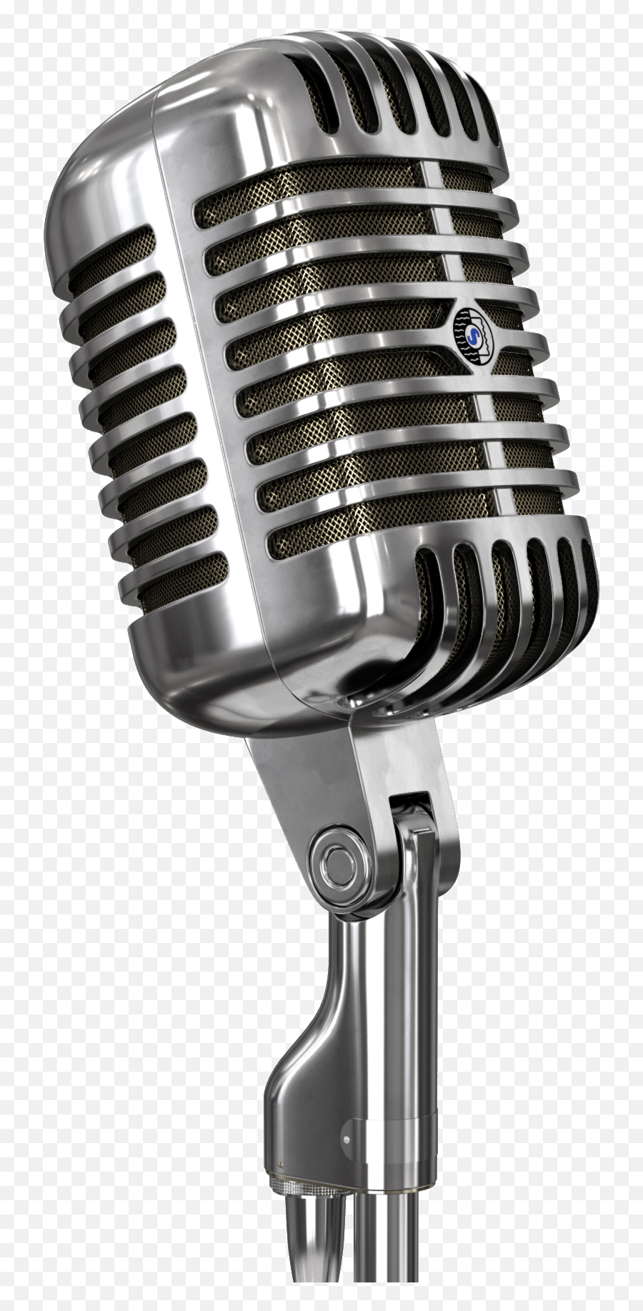Microphone Stand - Microphone Transparent Emoji,Microphone Emoji Transparent