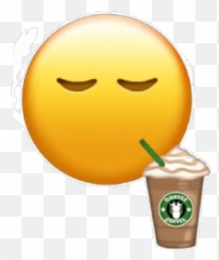 Emoji Expression Png World - Starbucks Emoji Png,Frappe Emoji