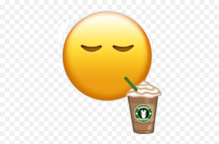 Emoji Expression Png World - Starbucks Emoji Png,Frappe Emoji