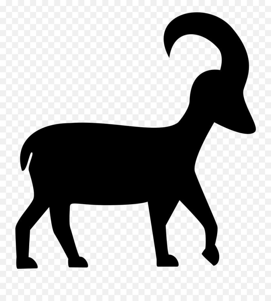 Capricorn Comments - Free Goat Icon Png Clipart Full Size Goat Symbol Png Emoji,Goat Emoji