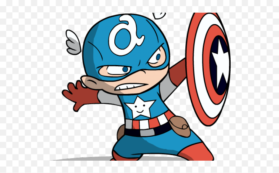 Captain America Clipart Transparent - Captain America Logo Transparent Background Emoji,Captain America Emoji