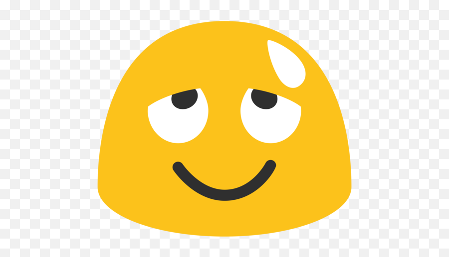 Relieved Face Emoji - Relieved Emoji Android,Relieved Emoji