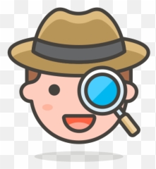 192 - Icon Detective Png Emoji,Fedora Emoji