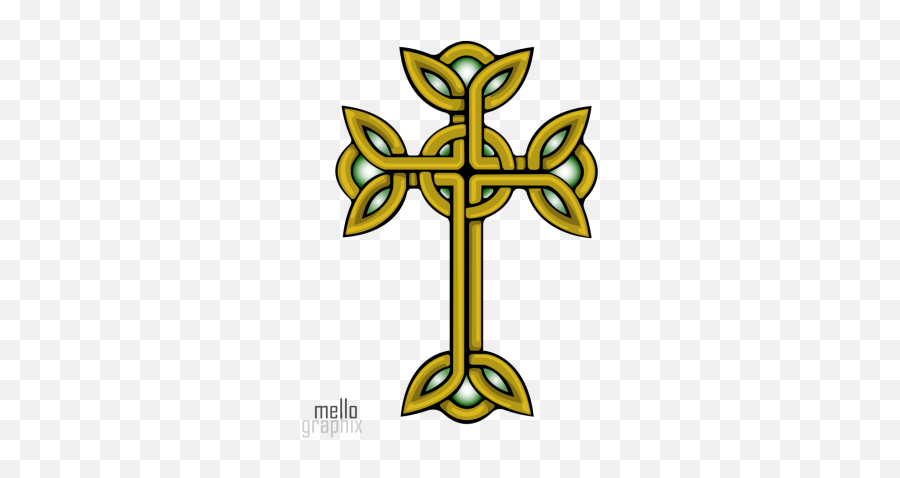 Celtic Cross Clipart Yellow Png - 764 Transparentpng Gold Celtic Cross Ong Emoji,Celtic Emoji
