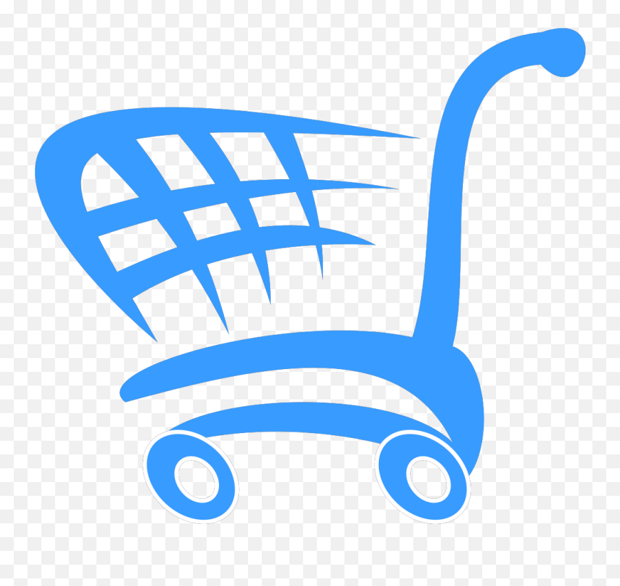 Blue Shopping Cart Png Svg Clip Art For Web - Download Clip Clip Art Shopping Cart Icon Blue Emoji,Cart Emoji
